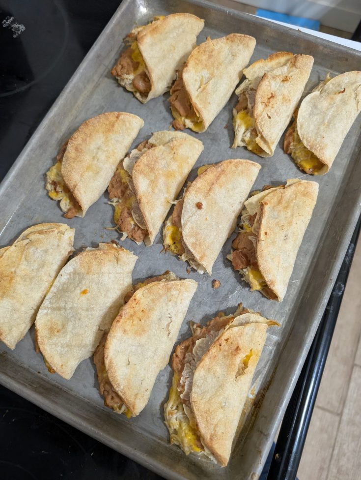 Oven Baked Crispy Chicken Tacos